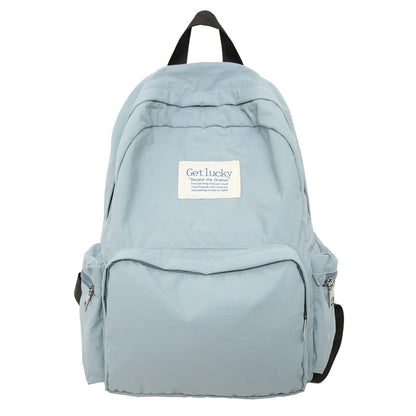 Men's and women's leisure travel bags, campus large capacity backpacks, backpacks, city camping leisure travel storage bags