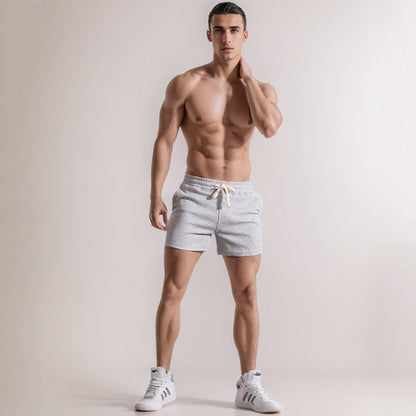 Summer Casual Shorts Men Breathable 100% Cotton Beach Shorts Comfortable Fitness Basketball Sports Short Pants Male Bermudas