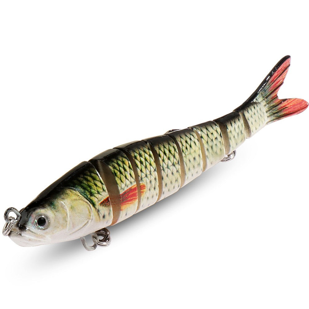 Isca Swimbait 11g 16g 27g Multi Articulada Lenta Afundante Segmentada Biônica Natação Pesca Baixo Anzol Triplo Pesca de Carpa Isca Dura