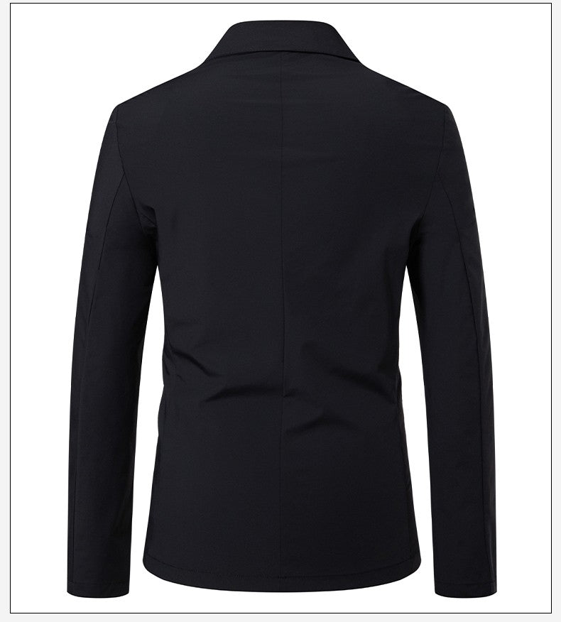 Sun Protection Clothing for Men, Casual Business Wear, Summer Light, Fashionable, Breathable, Sports and Outdoor Ice Silk Blazer