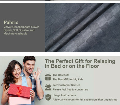 Home Bed Reading Pillow Cushion Adjustable Adult Headrest Pillow Perfect for Watching TV Reading Gaming or Resting Decoration ??