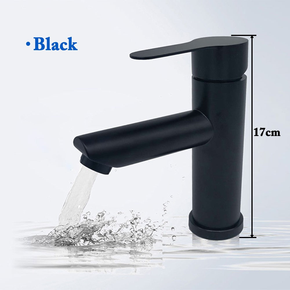Bathroom Faucets Hot and Cold Mixer Faucets Vanity Bathroom Kitchen Deck Mounted Bathroom Sink Faucets?hose not include?
