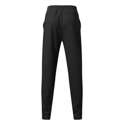 Calça Masculina Casual de Waffle de Cintura Média Calça Leve e Elegante Adequada para Todas as Estações