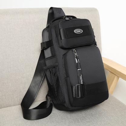 Fashion Multifunction Men's Shoulder Bag Outdoor Sling Crossbody Bags For Male Travel Trend High Capacity Sport Chest Bag