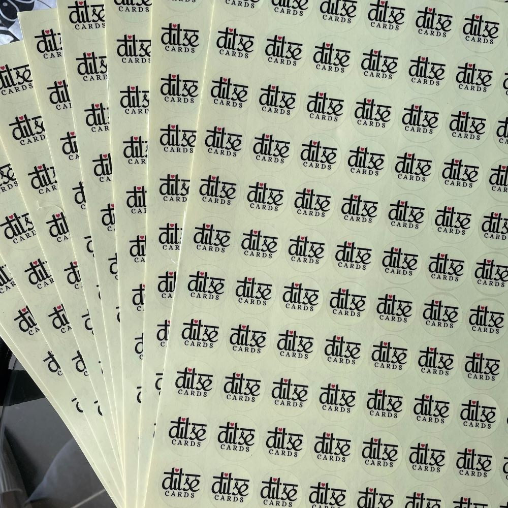 1000 PCS Custom Stickers Customize Logo Label Sticker Personalized Stickers Packaging Labels Design Your Own Sticker