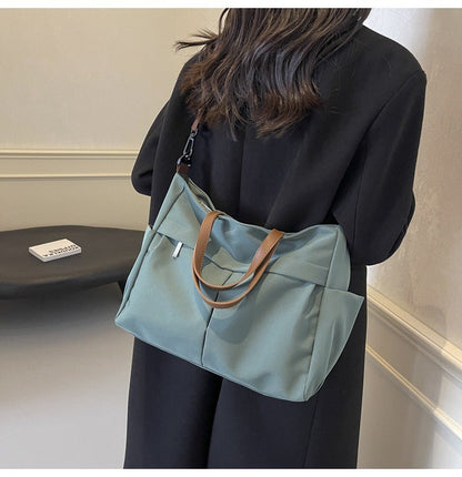 Multi Functional Tote Bag: Durable Nylon Work & Daily Shoulder Purse, Large Capacity Handbag Crossbody Bags for Women Daily Use