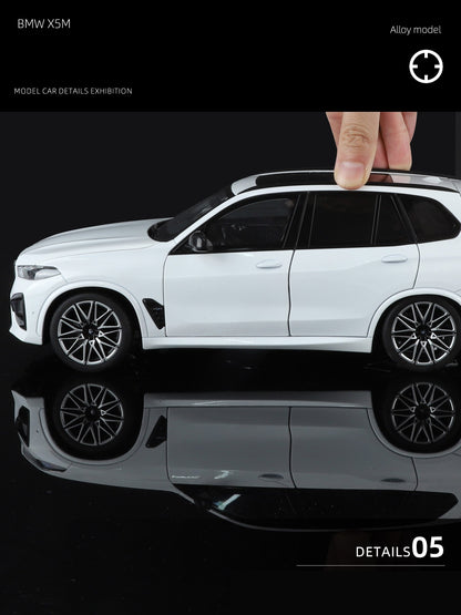 NOVO 1:18 BMW X5M X5 F95 SUV Liga Fundido & Veículos de Brinquedo Modelo de Carro em Escala Miniatura para Crianças