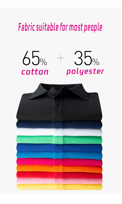 Leisure long sleeved POLO shirt custom autumn and spring long sleeved lapel t-shirt with printed logo and personalized design em