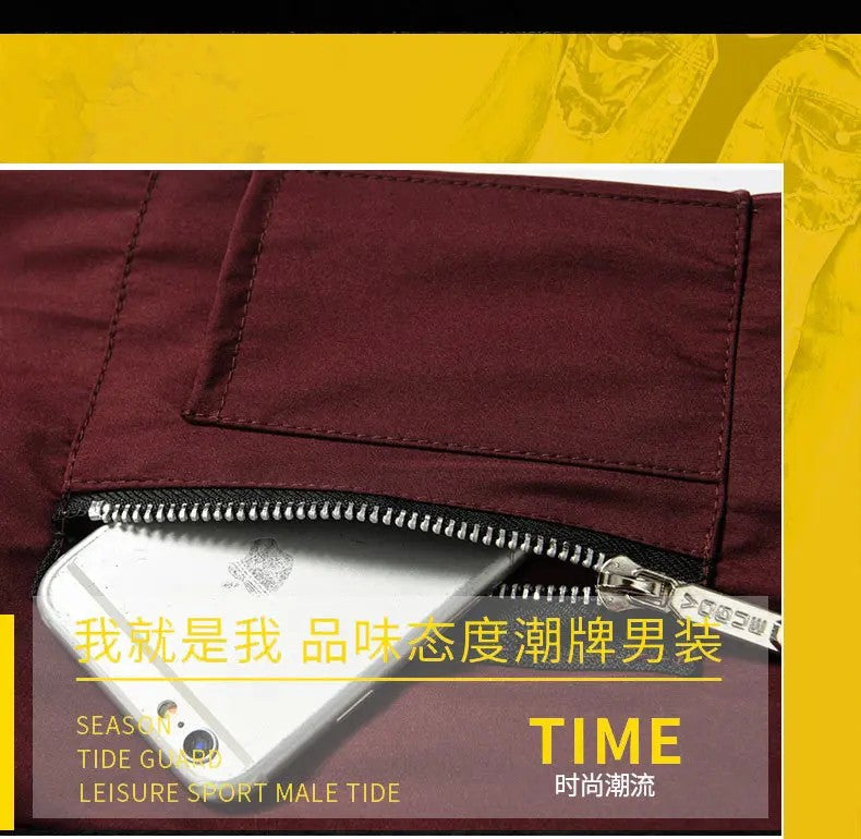 Men's Jacket Autumn Long Sleeve Baseball Uniform Windproof Cycling Thin Jacket Solid Zipper Casual Jacket Outdoor Sports Coat