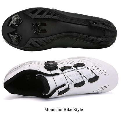 Mountain Riding Shoes Moped Road Lock Shoes Sports Racing Bikes High Endurance Locking Shoes Road Speed Riding Sneakers