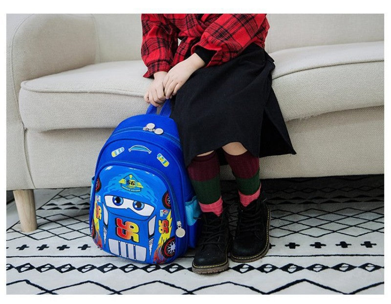 Mochila Disney Pixar Carros Ortopédica Escolar para Meninos Impermeável para Adolescentes Mochilas Escolares de Desenhos Animados Presente de Natal de Aniversário