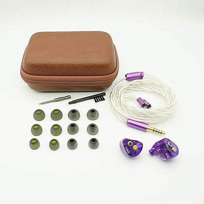 TANSIO MIRAI TSMR SHOCK 2DD + 4BA + 2 Bone Conduction Driver Hybrid HiFi Audiophile IEM In-ear Earphone with 2 Tuning Knobs