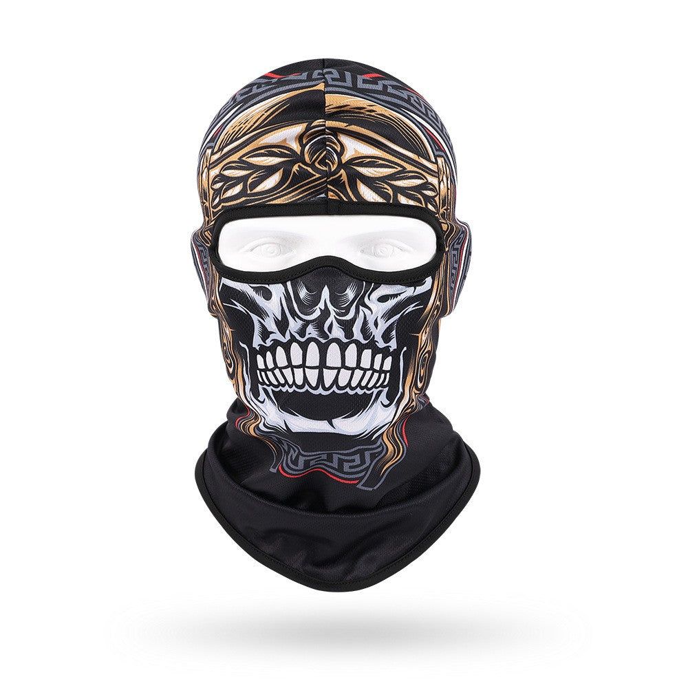 Quick-Dry Skull Face Mask - Breathable Sun Protection for Cycling & Outdoor Sports