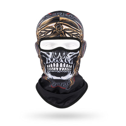 Quick-Dry Skull Face Mask - Breathable Sun Protection for Cycling & Outdoor Sports