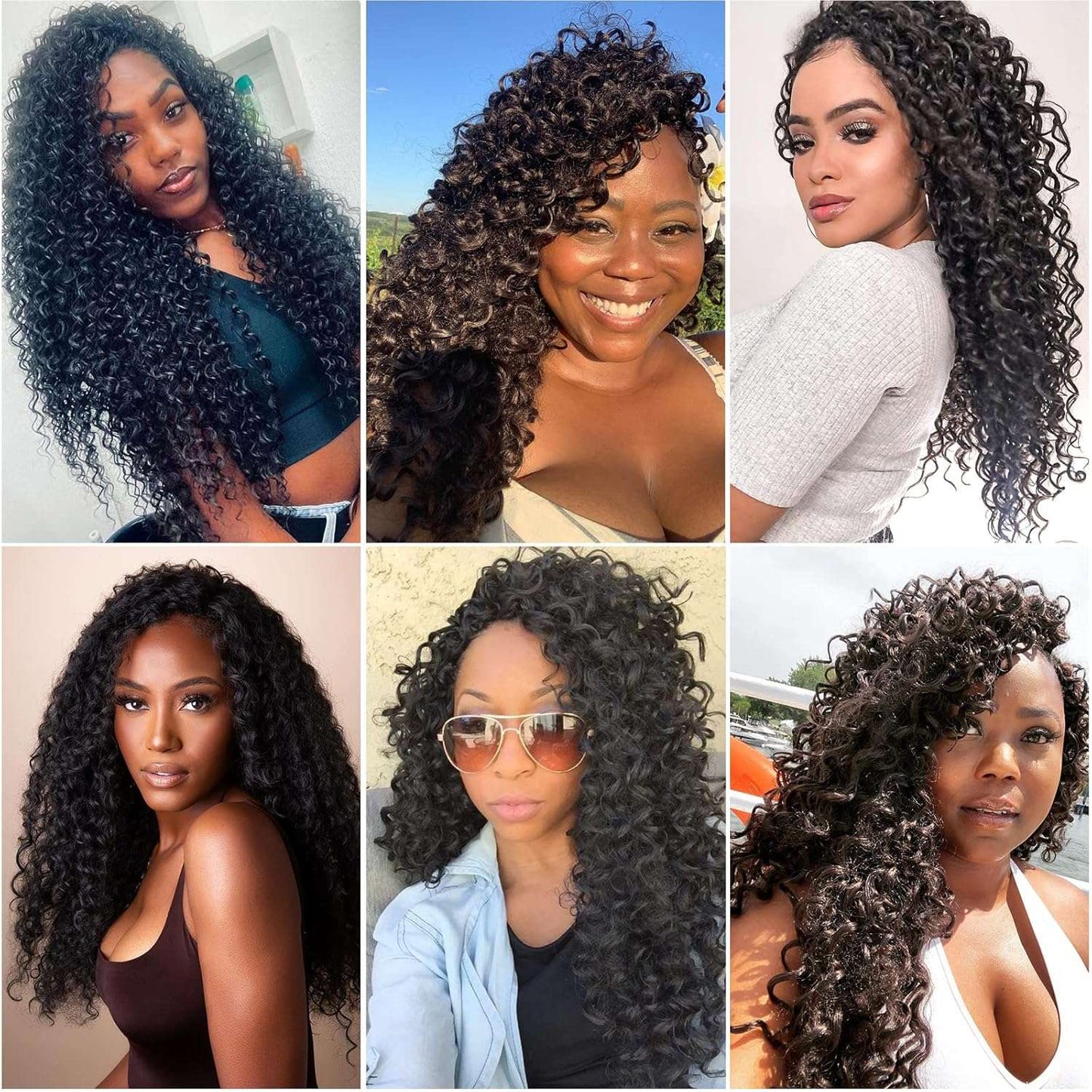 Small Spirals Curly Feather Crochet Hair Braid Human Hair Extensions Invisible Pre-Separated Knotless Pixie Curls Crochet Hair