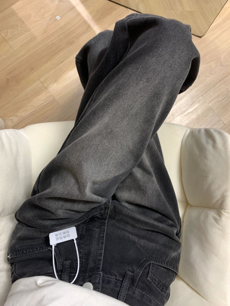 High Waist Wide Leg Jeans Women's Design Sensation Small ence plus Size Loose Drapey Floor-Length Pants Deep Blue