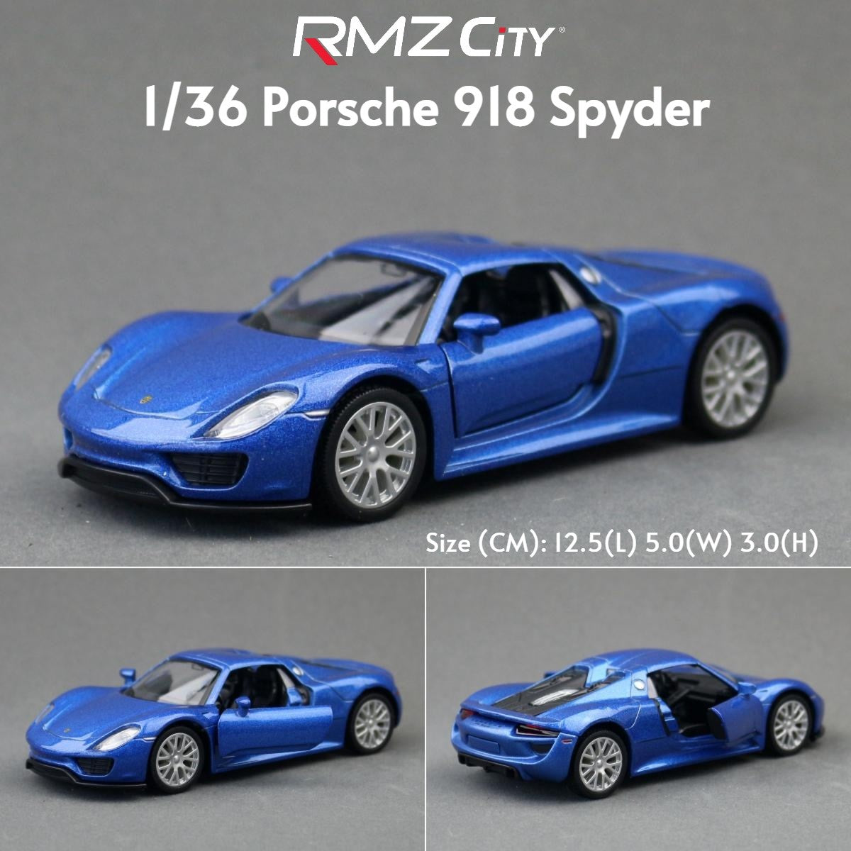 1/36 Porsche 911 GT3 918 Spyder Taycan Carro de Brinquedo de Corrida Modelo RMZ CiTY Metal Fundido Miniatura Coleção Presente Para Meninos Crianças