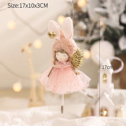 New Year 2024 Christmas Angel Dolls Xmas Tree Pendant Ornaments Navidad 2022 Christmas Decoration for Home Natal Gifts Noel Deco