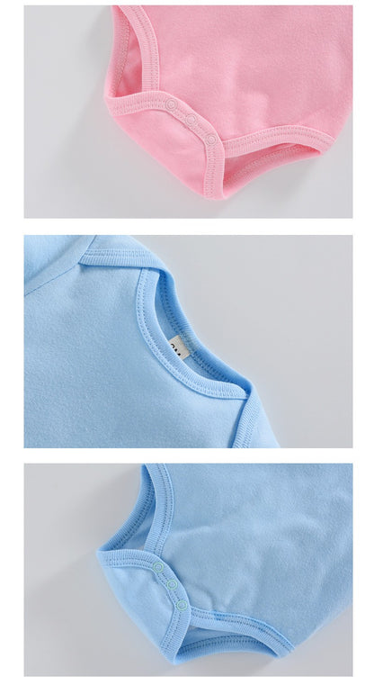 Newborn Baby White Short Sleeve Romper Print Outfit Infant Bodysuit Clothes Gift Customized Your Design Idea Cool DIY Or Logo