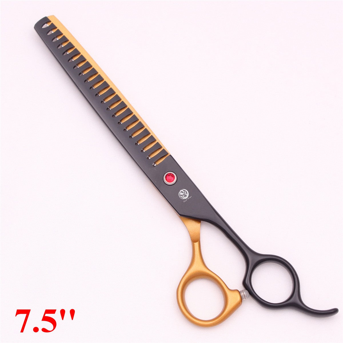 Tesoura Profissional para Tosa de Animais de Estimação de 7,5'' Tesoura de Desbaste em Espinha de Peixe Pinça Hemostática Conjunto Japão 440C Para Cães e Gatos Z3088