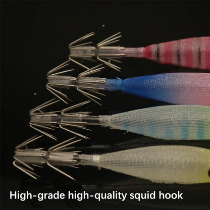 Isca Artificial de Lula com Anzol, 8cm 4g, Plástico Macio, para Pesca em Água Salgada