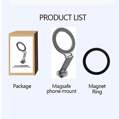 2025 Magnetic Cold Shoe Phone Holder Adapter with 1/4" Screw Magsafe Phone Tripod Mount for iPhone 16-12 DSLR Camera Monitor