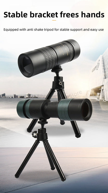 10-300X Zoom Alta Definição Potente Binóculo Telescópio Remoto Portátil Alta Qualidade Profissional Caça Monocular Telescópio