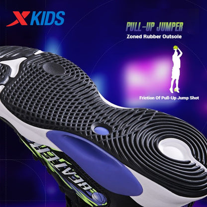 Xtep Teenager's Basketball Shoes 2025 Spring Unisex Mesh Breathable Lightweight Fashion Comfortable Sport Shoes 676415129390