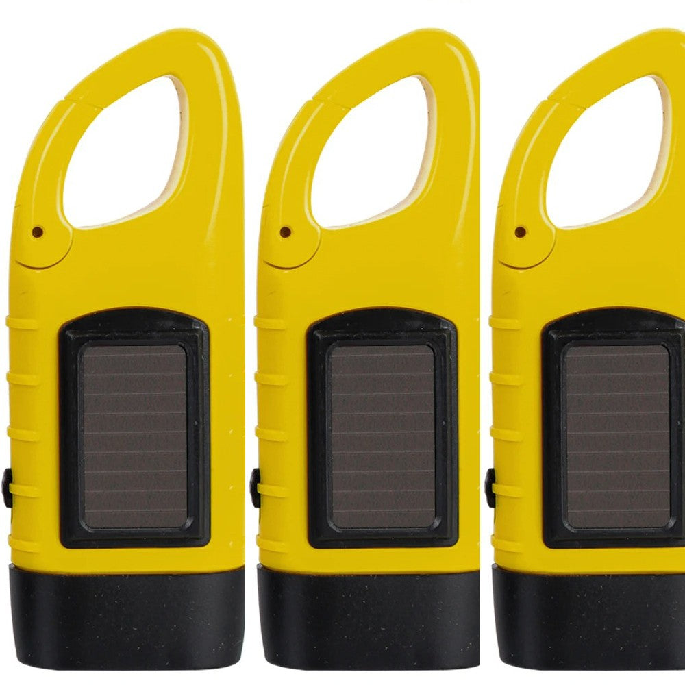 Solar Led Flashlights Portable Hand Cranked Dynamo Torch for Outdoor Riding Camping Power Hiking Long-range Emergency Lantern