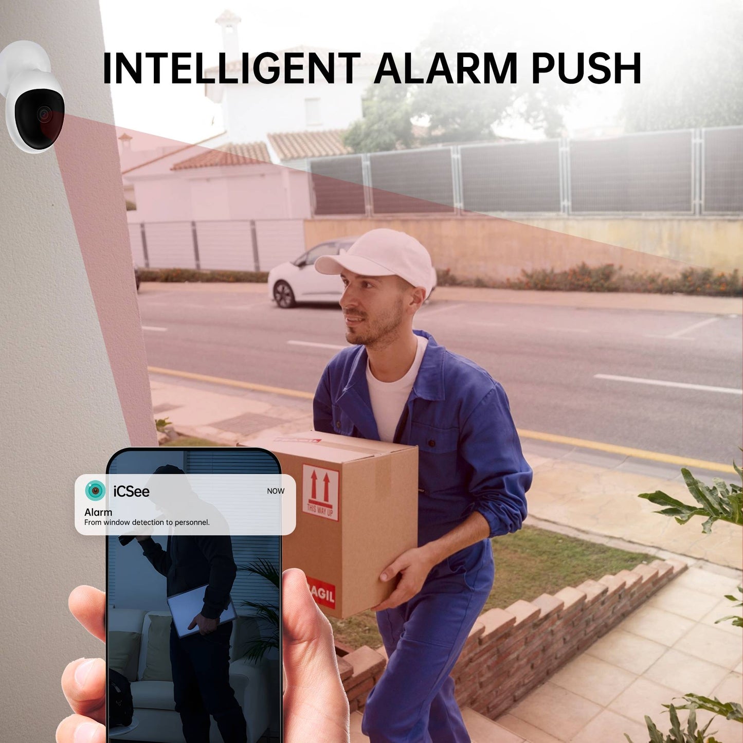 4MP Baby Monitor Wifi IP Camera Smart Home Indoor Cube Cam Human Detection Two Way Audio Wireless Security Surveillance Icsee