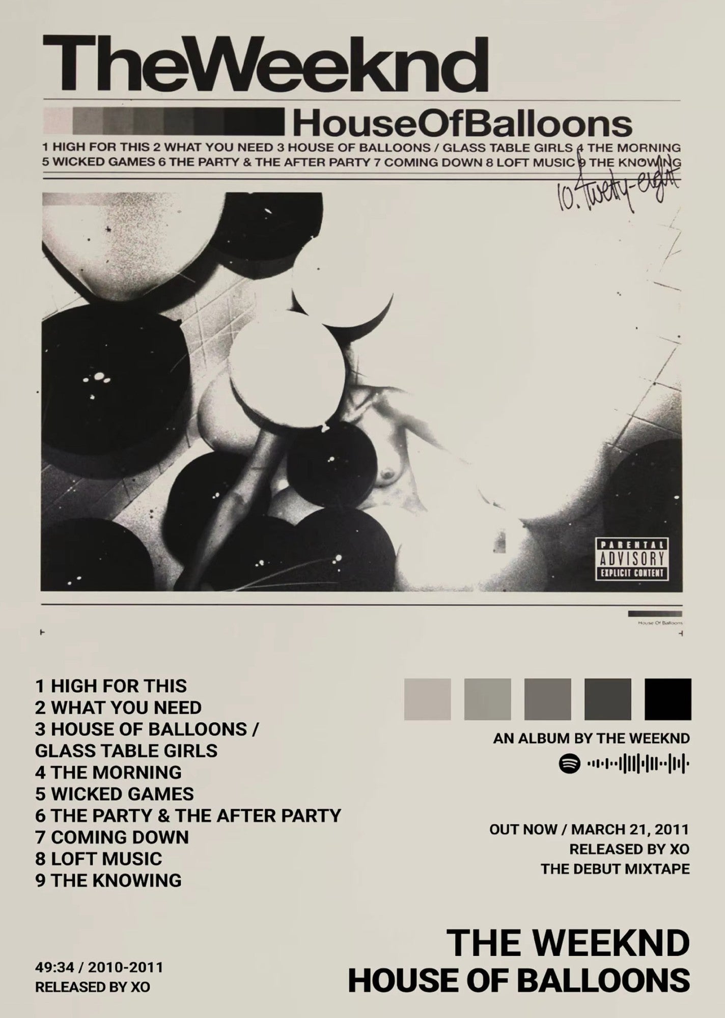 Music Album Star The Weeknd Hip Hop Posters Prints Canvas Painting Singer Wall Art Picture for Living Room Home Decoration Gift