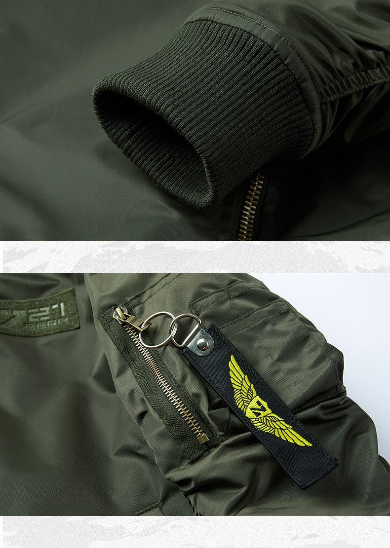 Winter Thick Hooded Bomber Jacket Men Military Windbreaker Multi-pocket Air Force Coats Male Autumn Streetwear Baseball Jackets