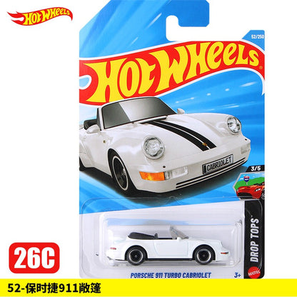 Hot Wheels 2026 C Case Coleção de Carros Die-Cast Escala 1:64 Porsche 911 Ferrari F40 Mazda RX-7 Veículo de Liga Leve Brinquedo de Presente