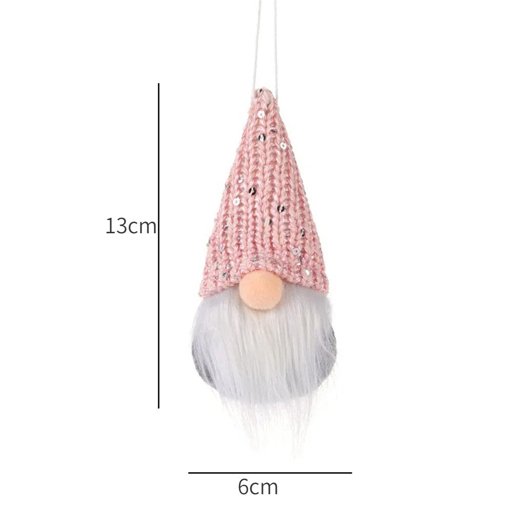 New Christmas Plush Angel Doll Pendant Ornaments Xmas Tree Hanging Decorations For Home Festive Party Decor 2024 New Year Gifts