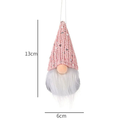 New Christmas Plush Angel Doll Pendant Ornaments Xmas Tree Hanging Decorations For Home Festive Party Decor 2024 New Year Gifts