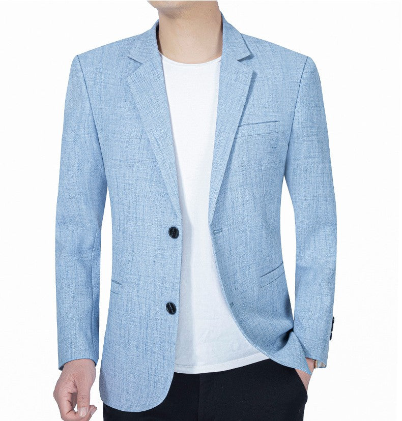 2025 New Men's Suit Jacket Thin Blazers Spring Autumn Solid Business Casual Suit Jacket Men Clothing  Blazer Hombre Coats