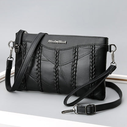 2024 New Single Shoulder Bag Women's Bag Fashionable New Atmosphere Change Handheld Bag Insert Lock Envelope Bag