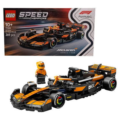 Lego 77251 McLaren F1 Team MCL38 Racing 2025 Novo Brinquedo de Montar Blocos de Construção para Crianças
