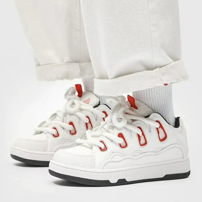 Trend Men's Shoes Outdoor Sneakers New Platform Vulcanized Shoes Breathable Casual Shoes Non Slip Comfortable Running Shoe Tenis