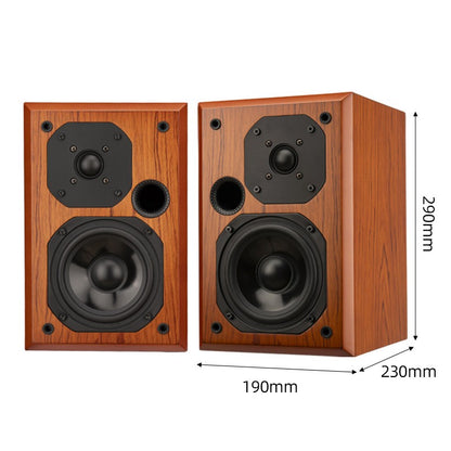 Caixa de Som Bookshelf HiFi 5 Polegadas 4ohm Passiva Alta Fidelidade de Madeira para Mesa 10W-50W Áudio para Home Theater Gamer