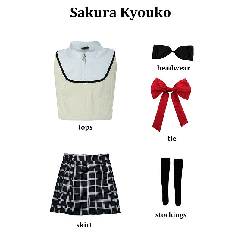 Kaname Madoka Akemi Homura Miki Sayaka Sakura Kyouko Tomoe Mami Cosplay Puella Magi Madoka Magica Costume School Uniforms Outfit