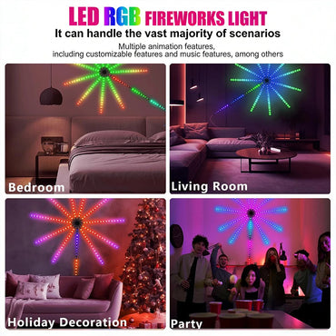 USB WS2812 LED Ambient Light Smart RGB Esports Lamp Remote Control APP Controlled Rhythm Holiday Party Christmas Decor Light 5V