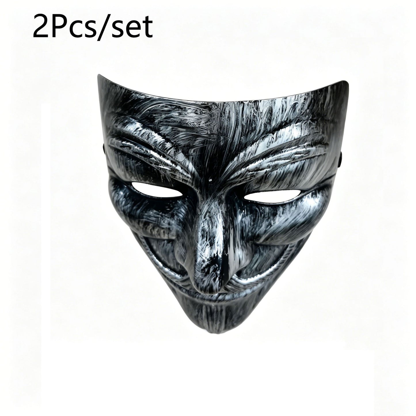 2Pcs Venetian Mask For Man Women Dual?Color for Masquerade Halloween Wedding Couple Carnival Party Cosplay