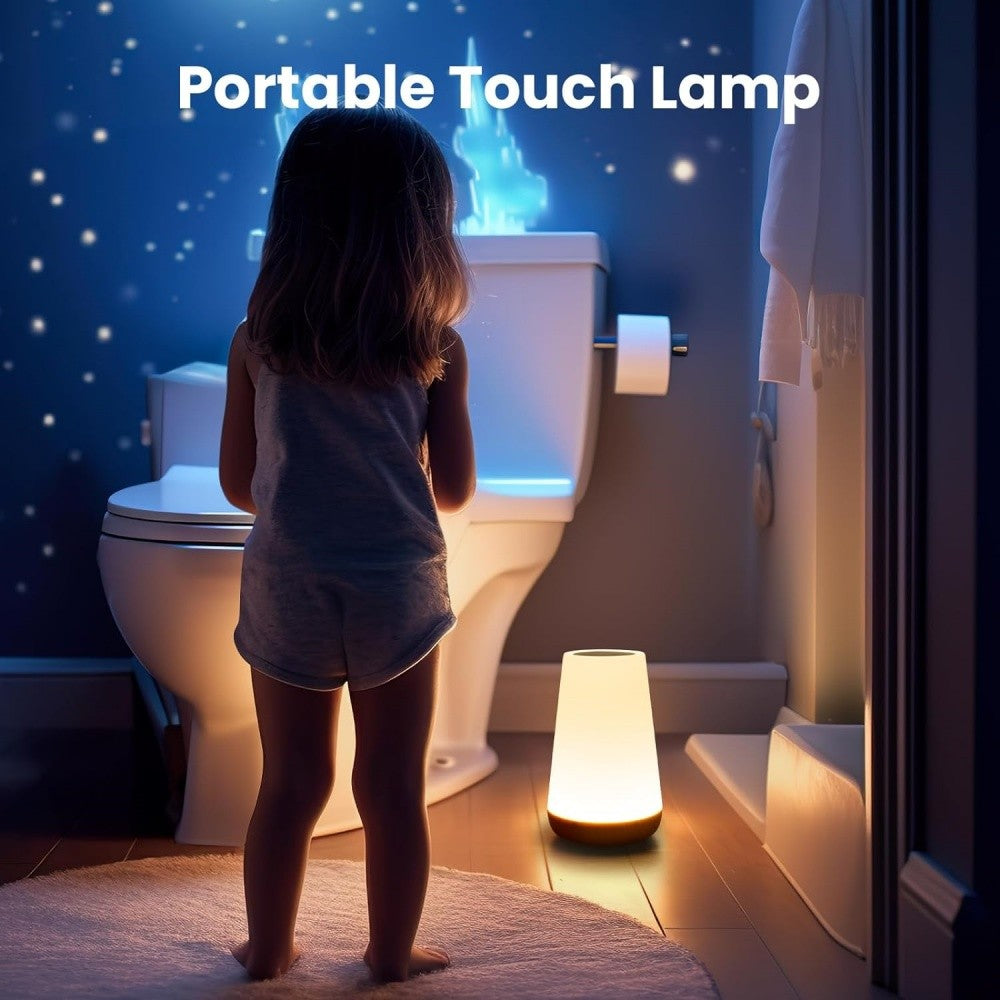 Usb Rechageable Dimmable Touch Lamp Bedroom Portable Table Bedside Night Lamp 13 RGB Colors Night Lights Baby Kids Night Light