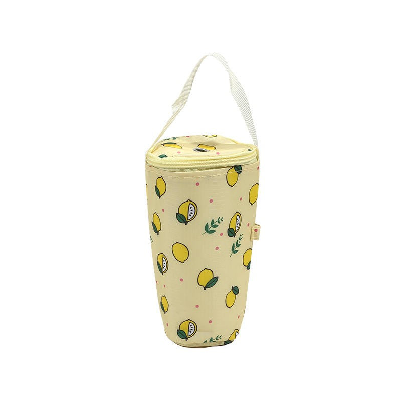 Baby Milk Bottle Insulation Bags Cartoon Portable Waterproof Feeding Bottle Thermal Bag Milk Warmer Cooler Stroller Hang Bags