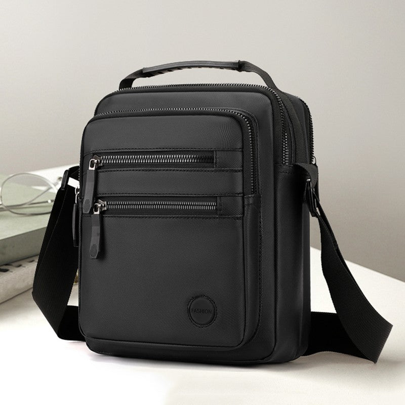 Fashionable Men's Crossbody Bag, Adjustable Shoulder Strap, Multiple Pockets, Business Bag, Commuting Bag, Daily Bag, Etc