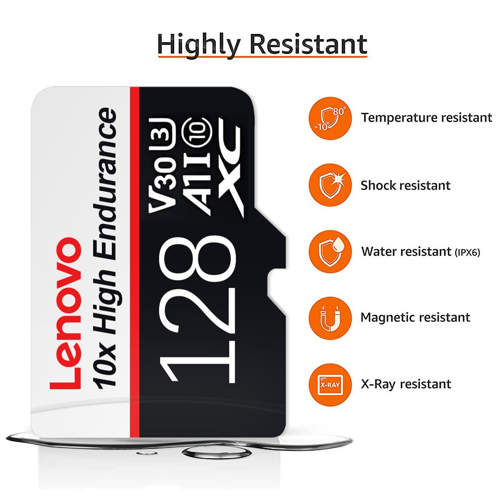 Cartão de Memória Original Lenovo Novo Micro TF SD 2TB 1TB de Alta Velocidade Cartão TF 512GB Classe para Equipamento de Drone Switch PC Jogo de Ps5