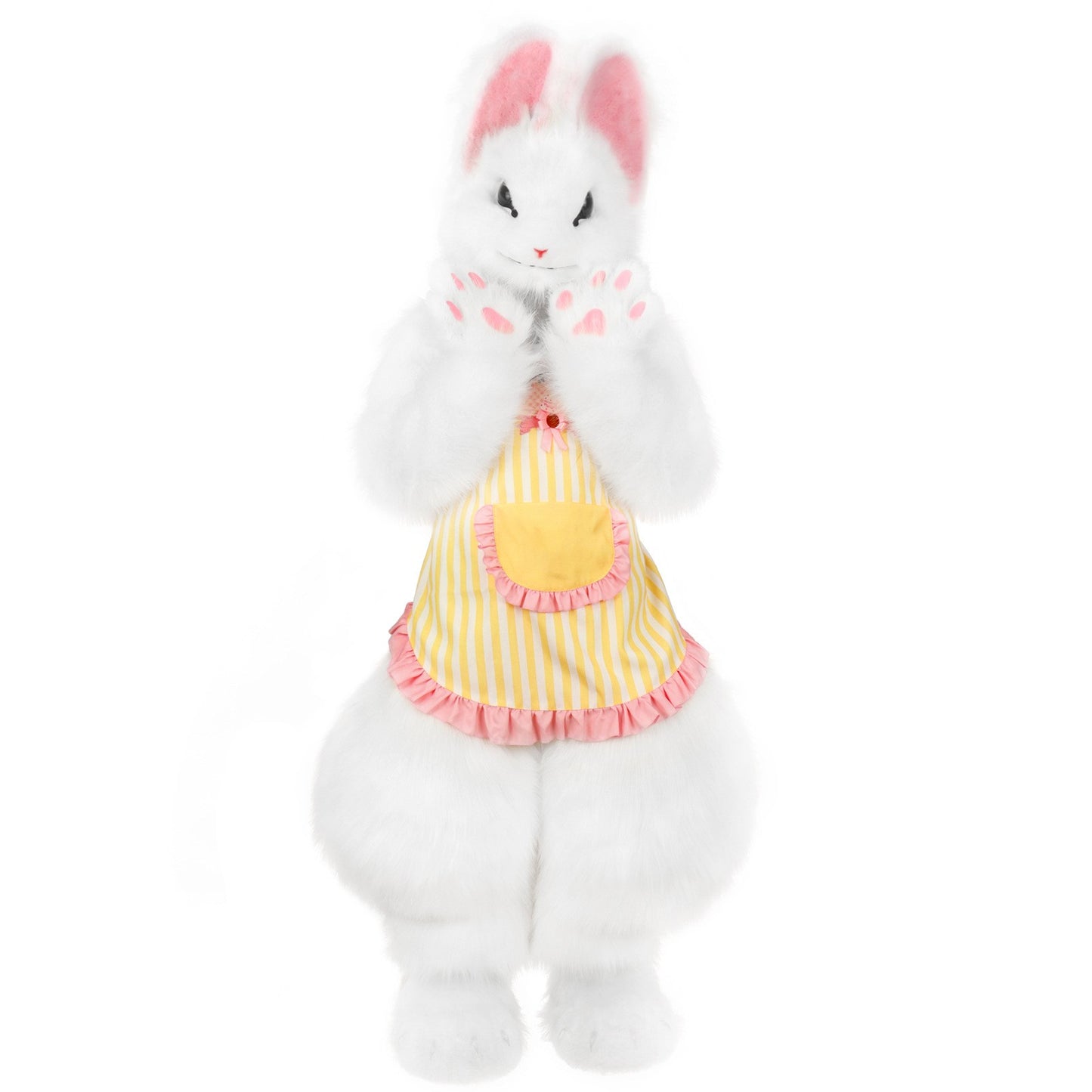 Adult Finished Product Full Set of Realistic Rabbit Fursuit Suit Cartoon Mascot Christmas Fancy Dress Halloween Mascot Costume