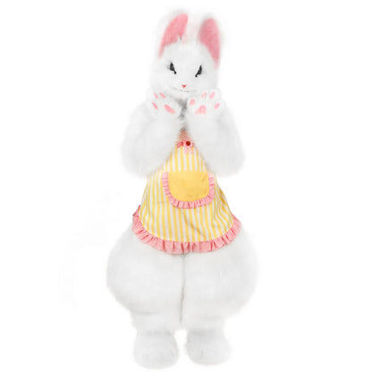 Adult Finished Product Full Set of Realistic Rabbit Fursuit Suit Cartoon Mascot Christmas Fancy Dress Halloween Mascot Costume