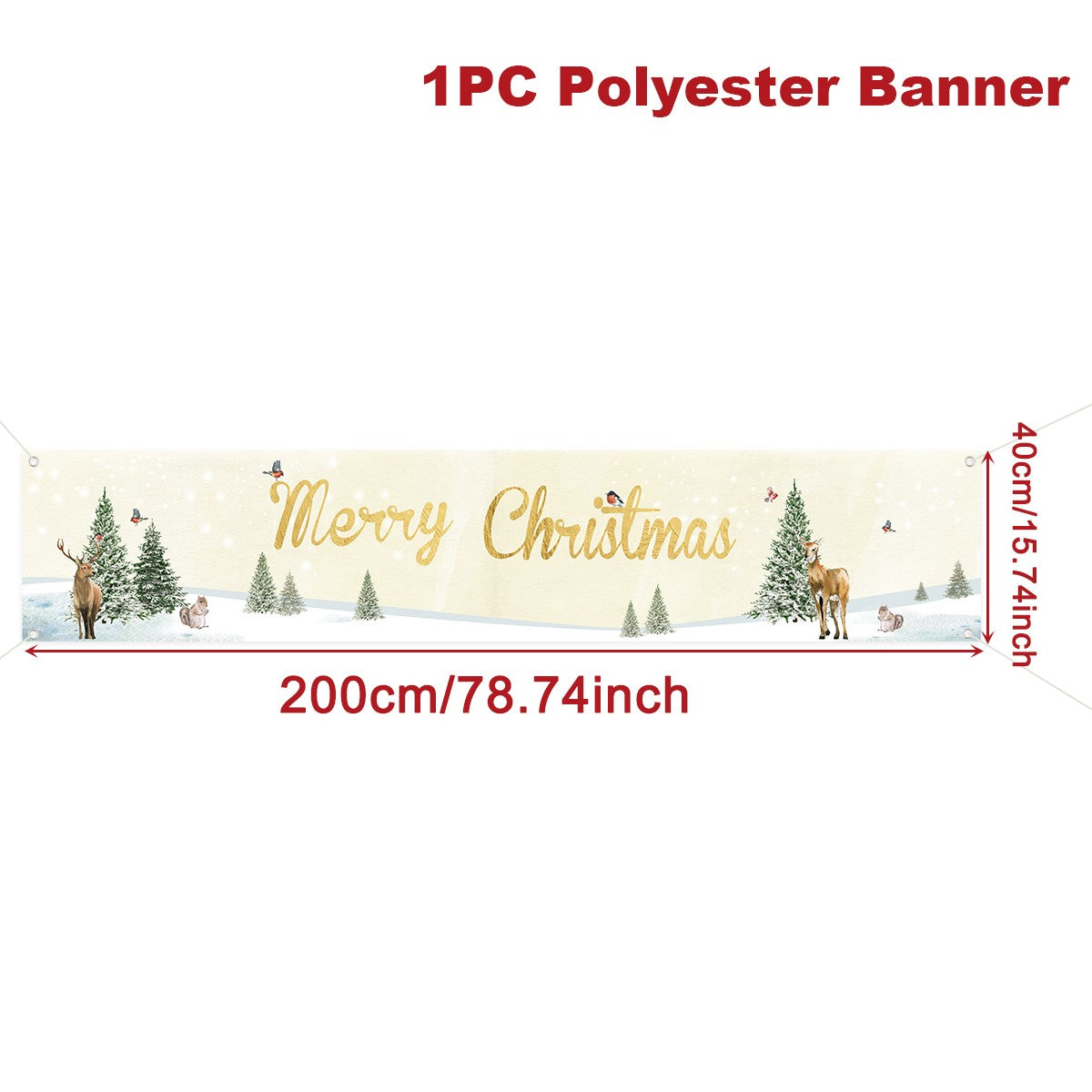 Christmas Outdoor Banner Merry Christmas Decorations For Home 2025 Outdoor Decor Xmas Navidad Noel Natal Happy New Year 2026